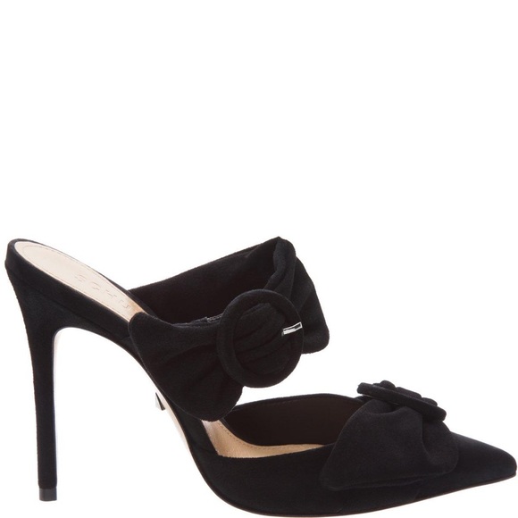 schutz mules black